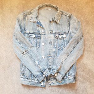 Light Wash Denim Trucker Jacket